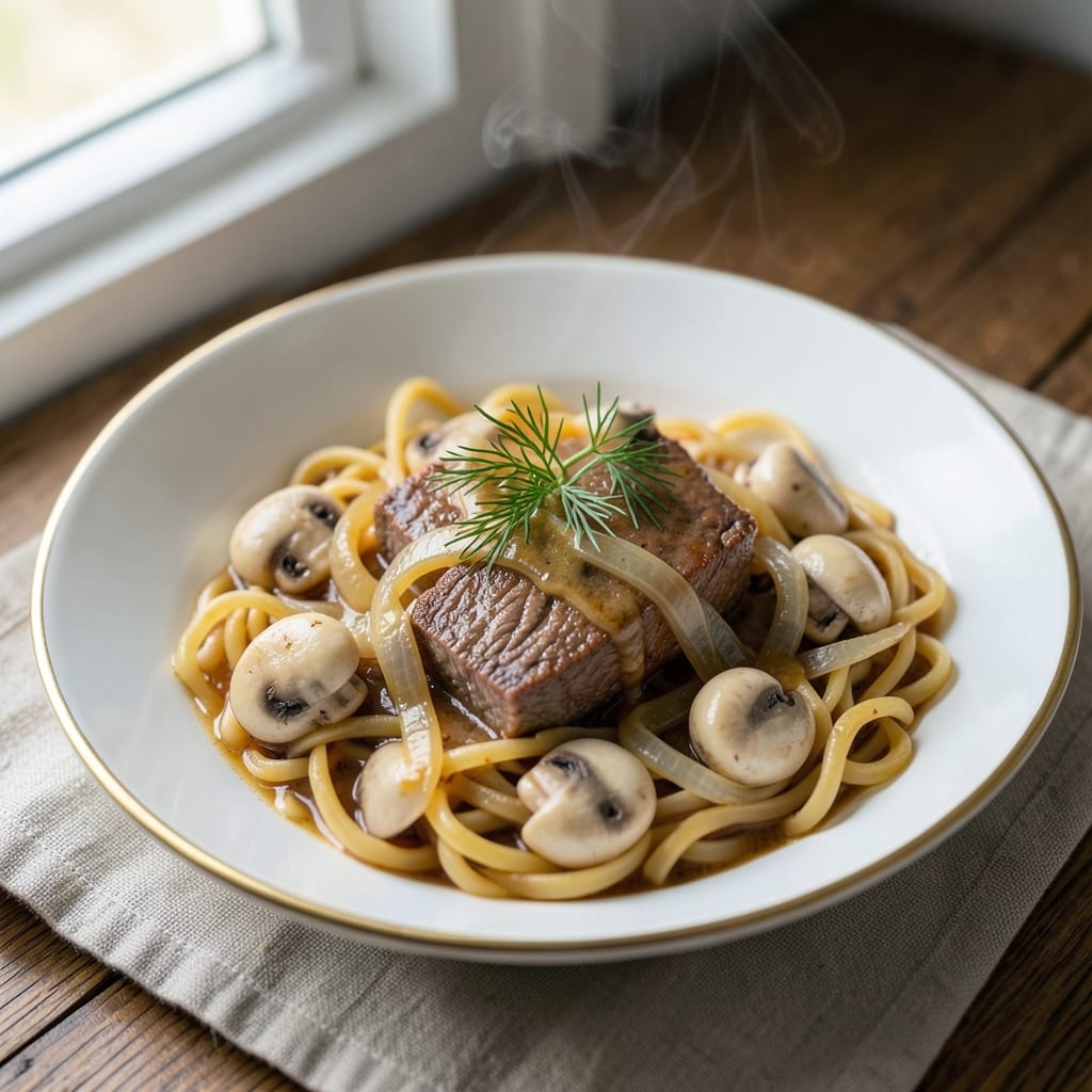 Canned Beef Stroganoff Recipe: One-Pot Creamy Mushroom Magic