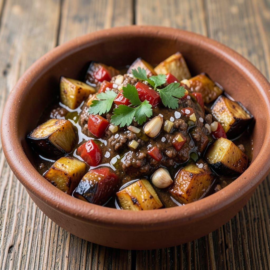Aubergine Minced Beef Recipe: Spiced Eggplant Meets Savory Meat in One Pot