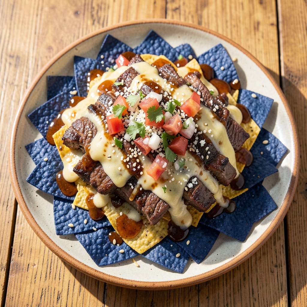 Authentic Mexican Beef Nachos Recipe: Crispy Tortilla Layers with Smoky Chipotle Cheese