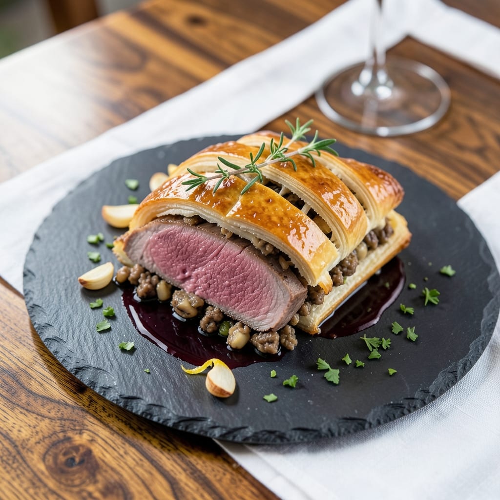 Amazing Beef Wellington Recipe: Puff Pastry Perfection with Mushroom Duxelles