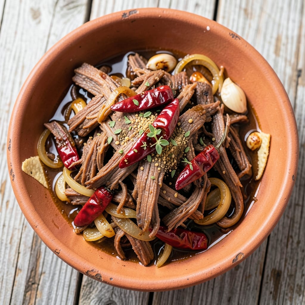 Authentic Machaca Beef Recipe: Smoky Chipotle-Shredded Magic in One Pan