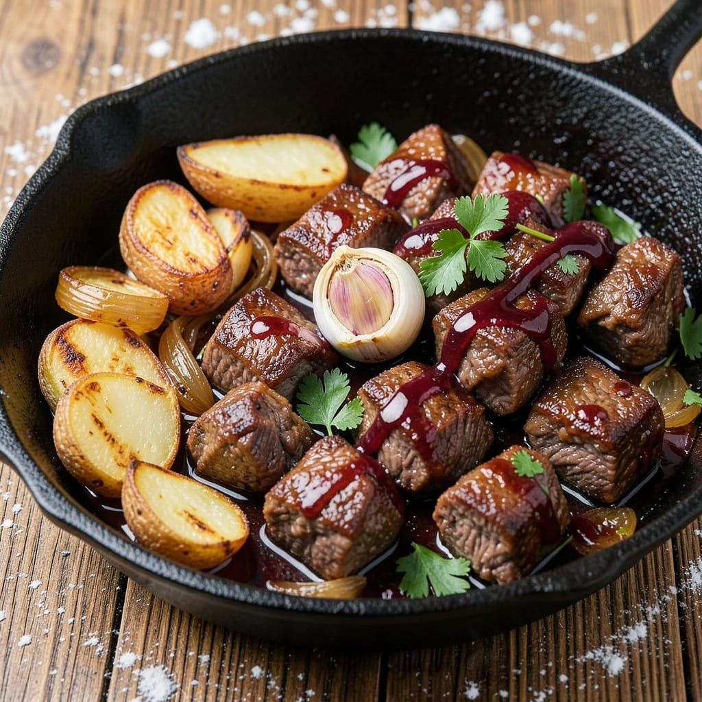 Beef A Casa Portuguese Recipe: Slow-Simmered Cider and Potato Stew