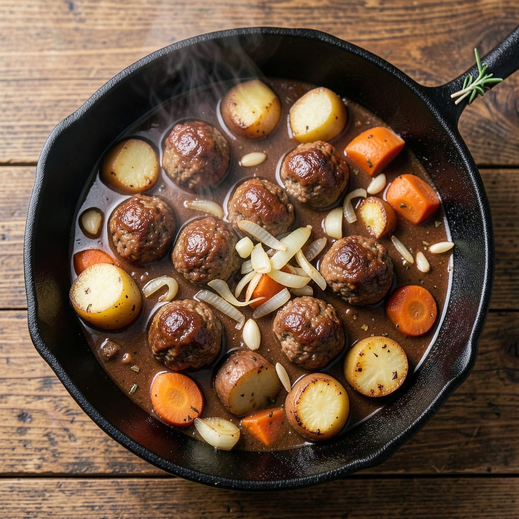 Ball Beef Stew Recipe: Slow-Simmered Richness With Potato Softness