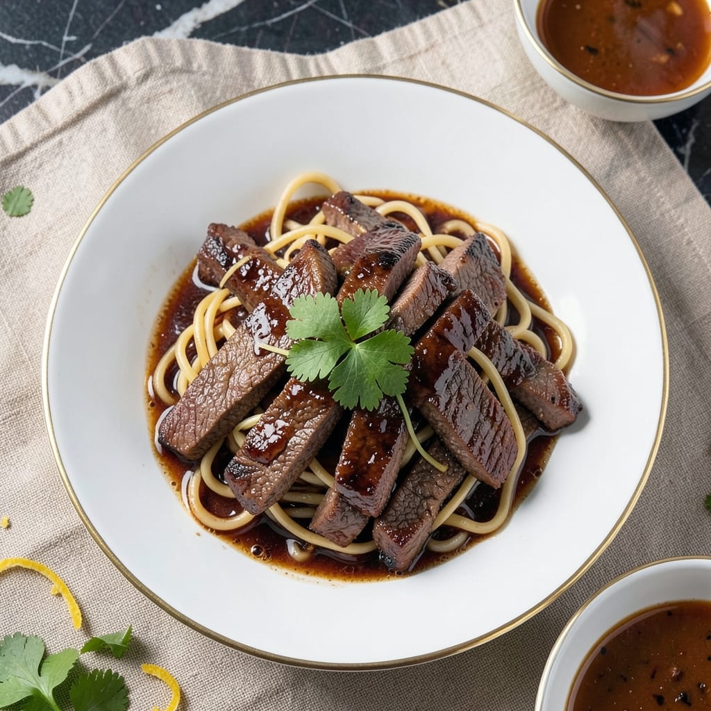 Andy Cooks Mongolian Beef Recipe: Charred Wok Crunch With Silky Noodles