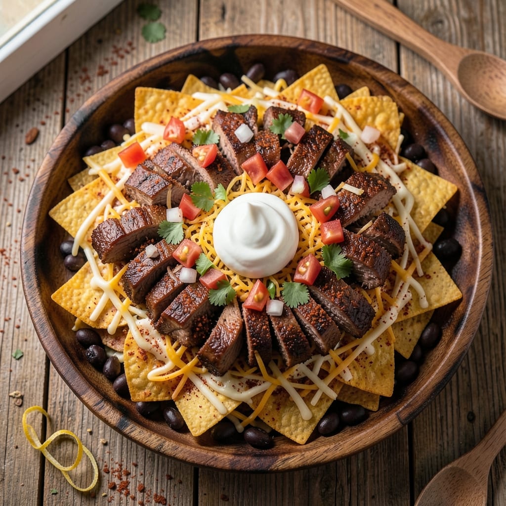 Applebee's Neighborhood Nachos Beef Recipe: Smoky Layered Loaded Bites