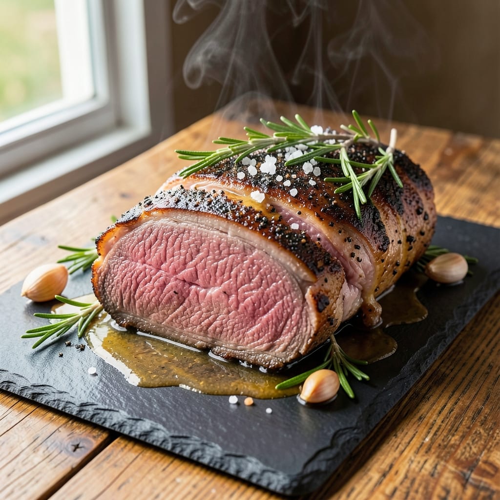 All-American Roast Beef Recipe: Slow-Roasted Crust with Juicy Center
