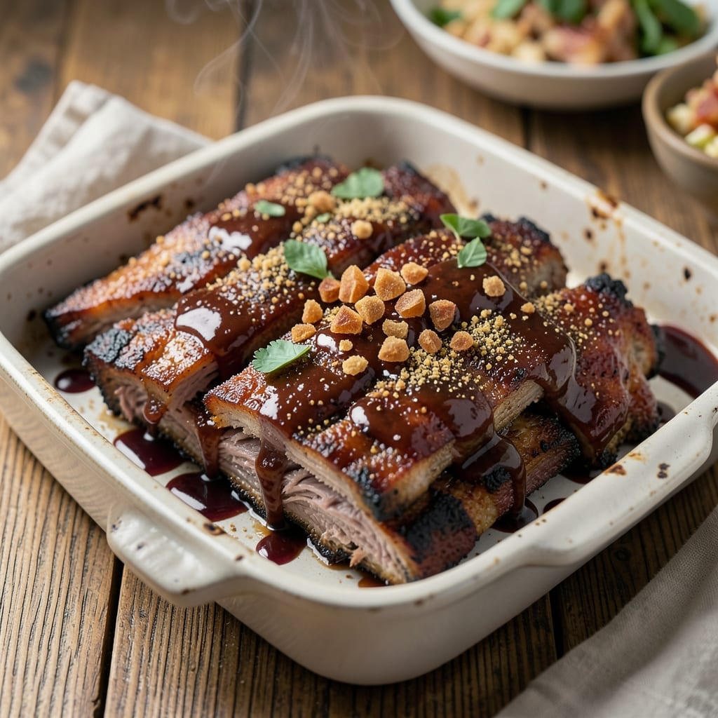 Baked BBQ Beef Ribs Recipe: Fall-Off-Bones Crunch With Oven-Basted Glaze
