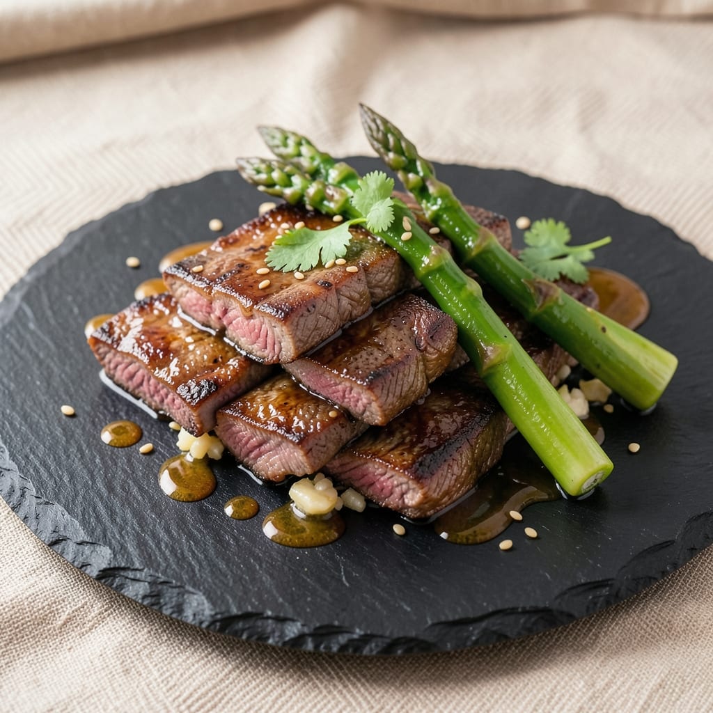Asparagus Beef Chinese Recipe: Sweet Soy Glazed Crunch in One Pan