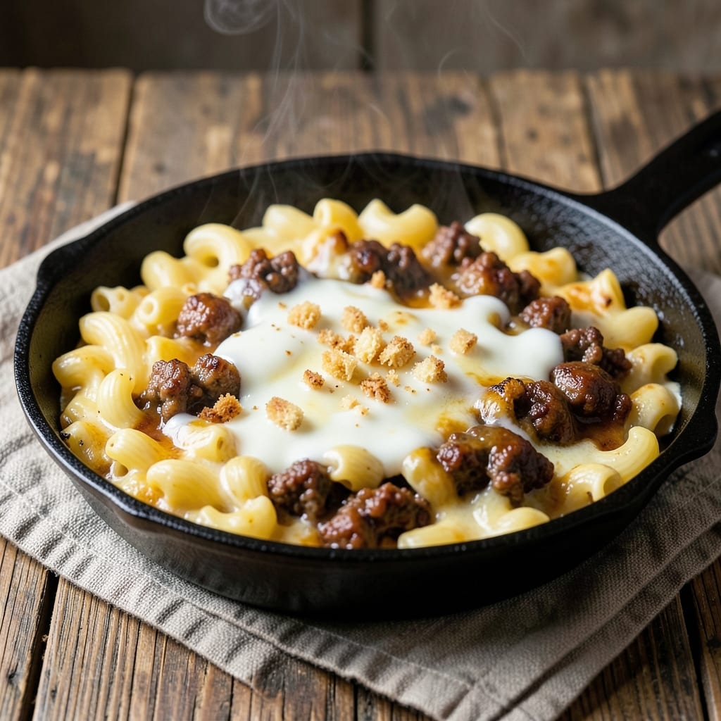 Velveeta Mac and Cheese Ground Beef Recipe: One-Pot Cheesy Beef Comfort
