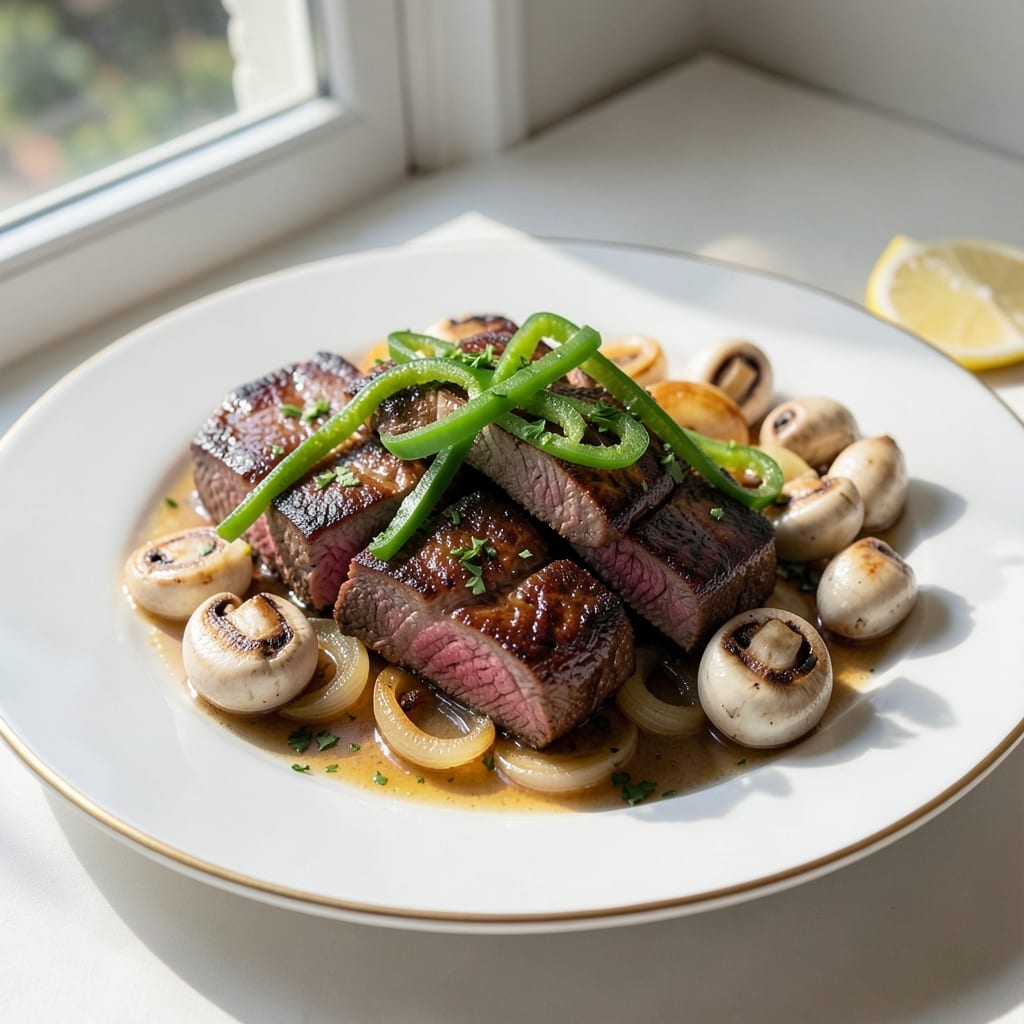 Beef Ala King Recipe: Creamy Mushroom and Peppers with Tender Beef