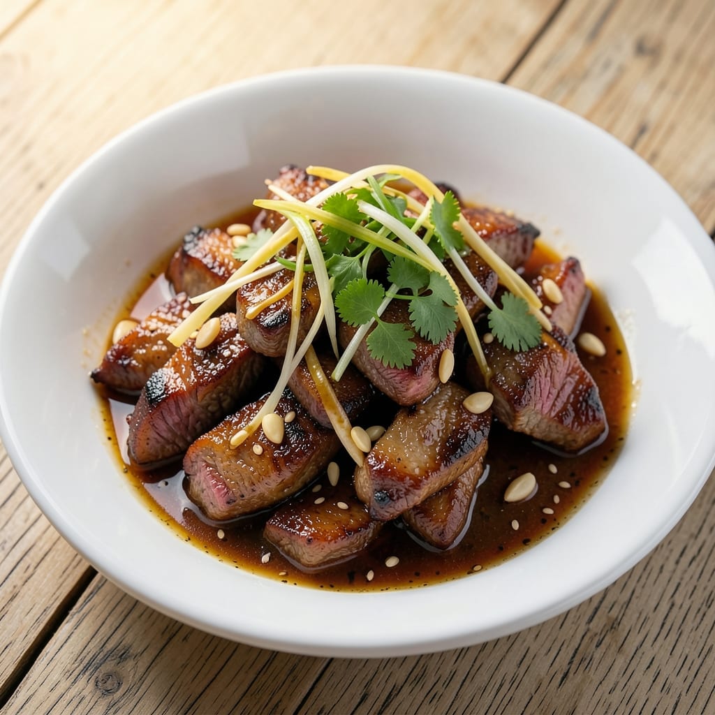 Asian Beef Tips Crock Pot Recipe: Soy-Ginger Braise with Crunchy Sesame Finish