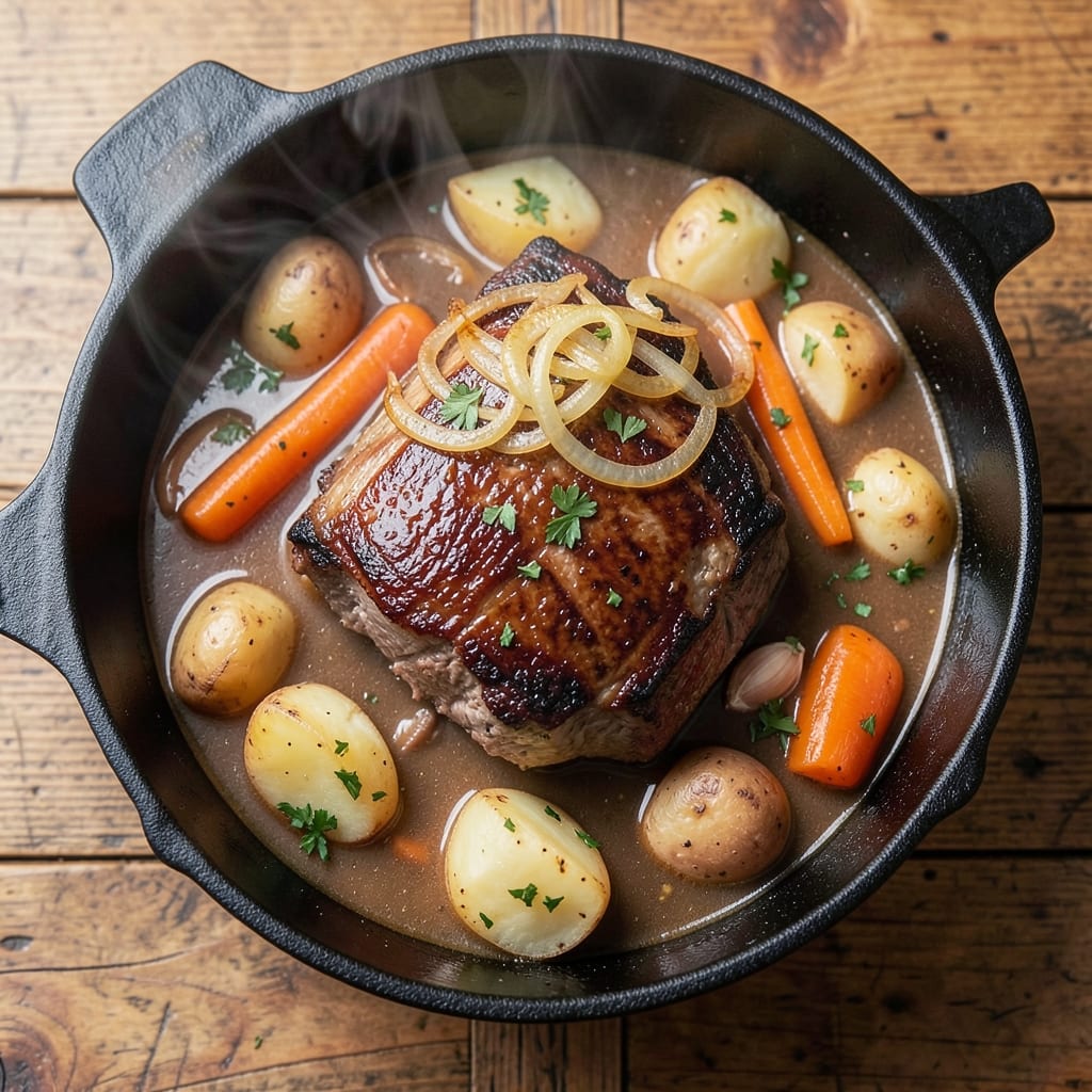 Basic Beef Stew Recipe Without Wine: Deep Umami Braise with Tender Chunks