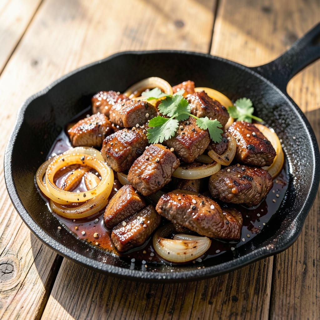 Barbecue Beef Tips Recipe: Smoky-Spiced One-Pan Crunch in 30 Minutes