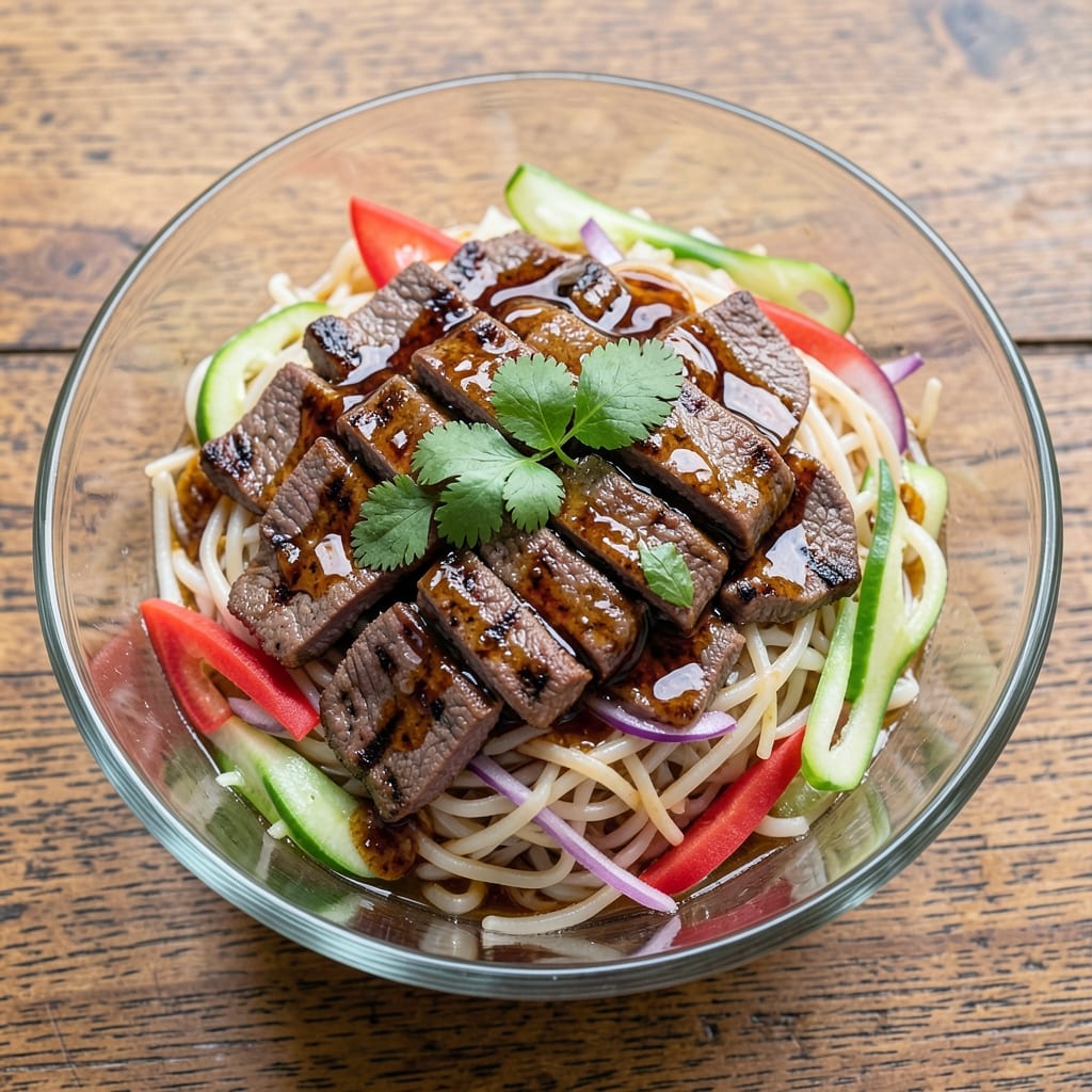 Authentic Vietnamese Beef Salad Recipe: Crispy Rice Noodles With Tangy Fish Sauce Kick