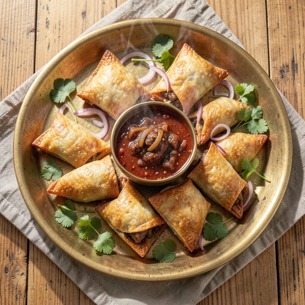 African Beef Samosa Recipe: Spiced Pastry Bites with Crispy Layers