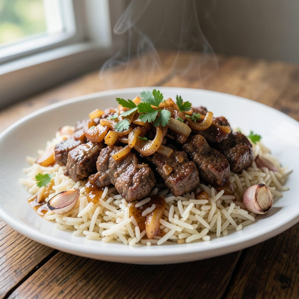 Basmati Rice and Ground Beef Recipe: Fragrant One-Pan Meal in 25 Minutes
