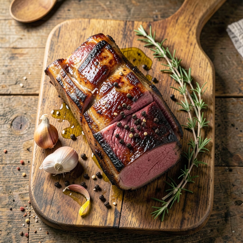 Angus Beef Boneless Strip Roast Recipe: Reverse-Seared Crust Meets Juicy Core