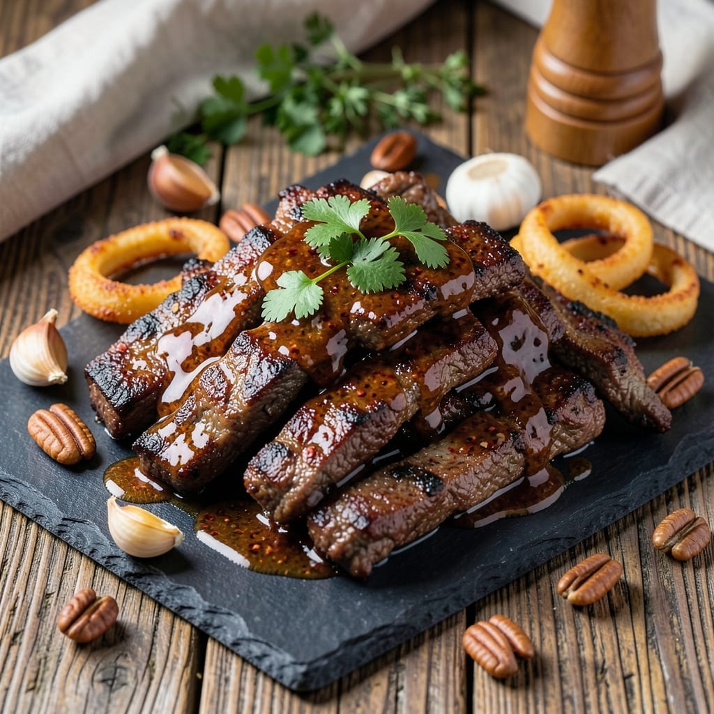 Barbecue Beef Strips Recipe: Smoky-Sweet Grillhouse Crunch in 25 Minutes