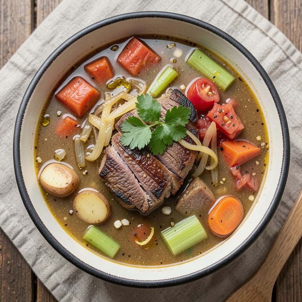 Basic Vegetable Beef Soup Recipe: Hearty One-Pot Warmth in 30 Minutes