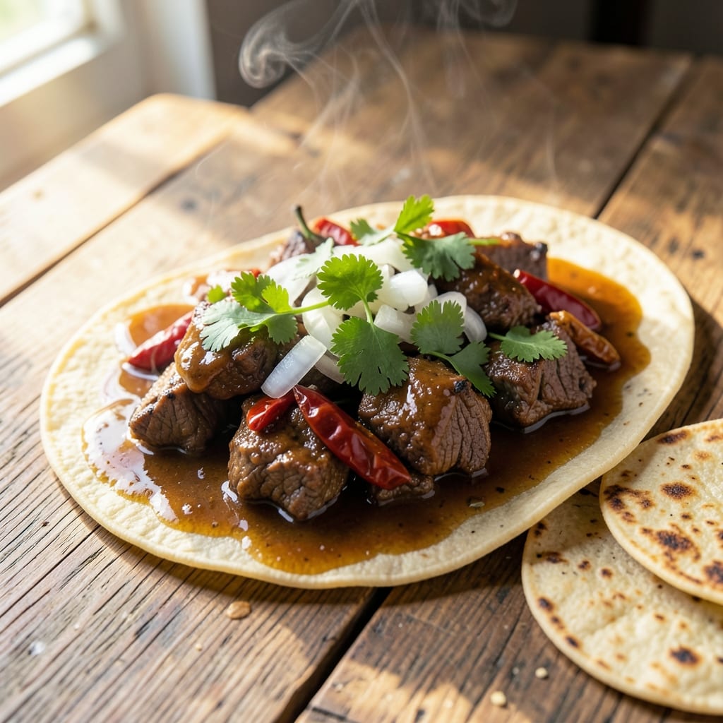Authentic Beef Birria Tacos Recipe: Smoky Adobo-Braised Meat That Shatters Tender