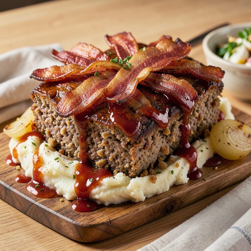 Beef and Bacon Meatloaf Recipe: Smoky Crispy Crust With Juicy Centers