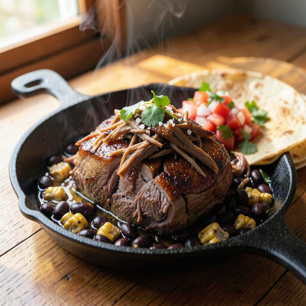 Barbacoa Recipe With Beef Chuck Roast: Slow-Smoked Spice Bomb With Crispy Taco Toppings