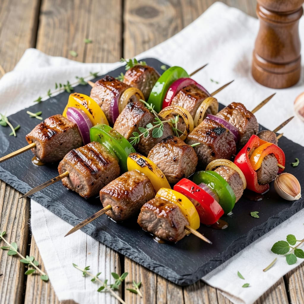 BBQ Beef Kabobs Recipe: Char-Grilled Smokiness With Juicy Bites