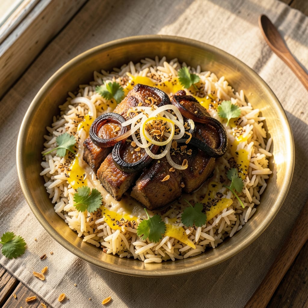 Bannu Beef Pulao Recipe: Fragrant Basmati with Caramelized Beef Bites