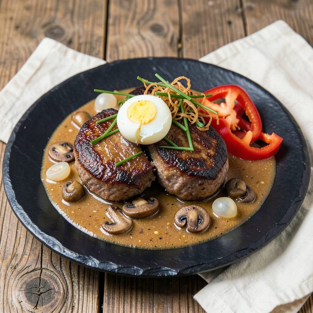 Banquet Salisbury Steak Beef Stroganoff Recipe: Creamy Mushroom Gravy Over Tender Patties