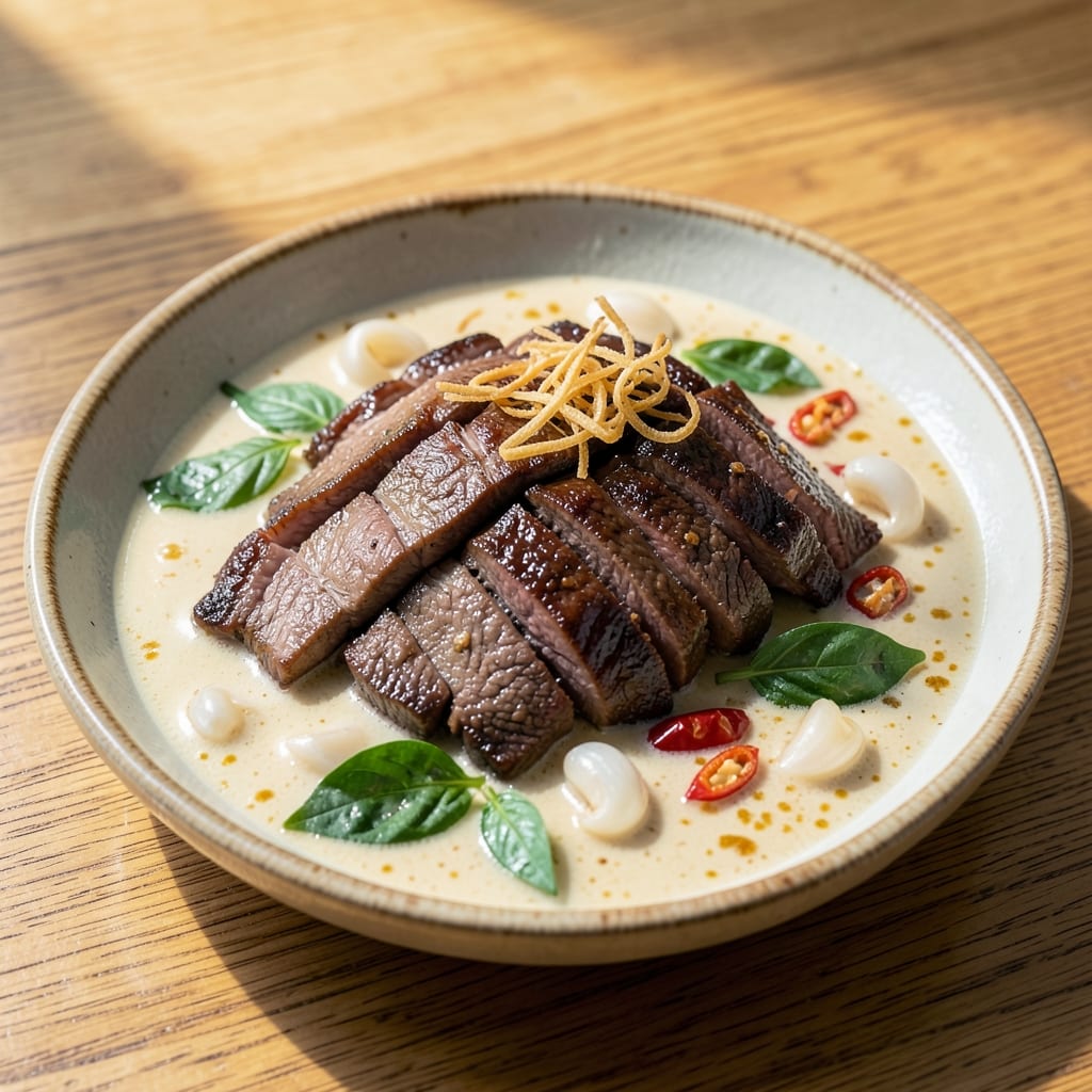Bangkok Beef Recipe: Fragrant Coconut Curry With Tender Beef Bites