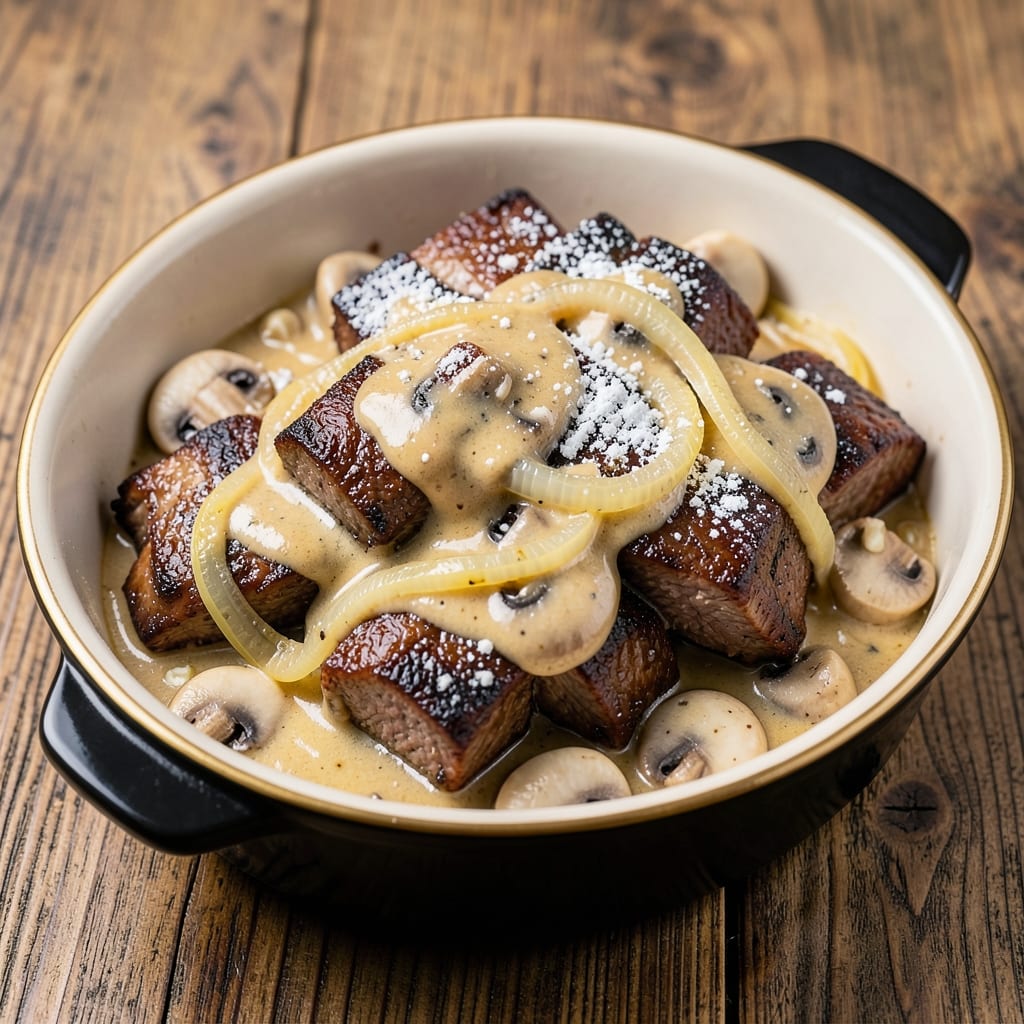 Armour Creamed Chipped Beef Recipe: Velvety Mushroom Gravy Masterpiece
