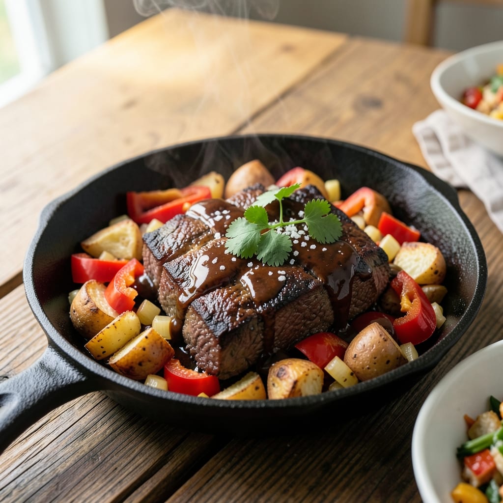 BBQ Beef Hash Recipe: Smoky Crispy Bites with Caramelized Potatoes