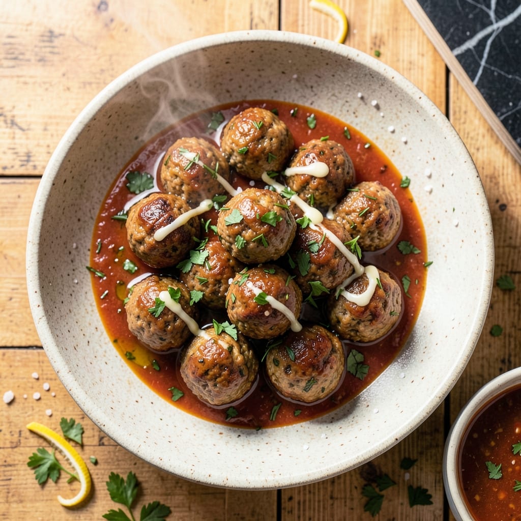 All Ground Beef Meatballs Recipe: Herb-Infused Bites That Stay Juicy