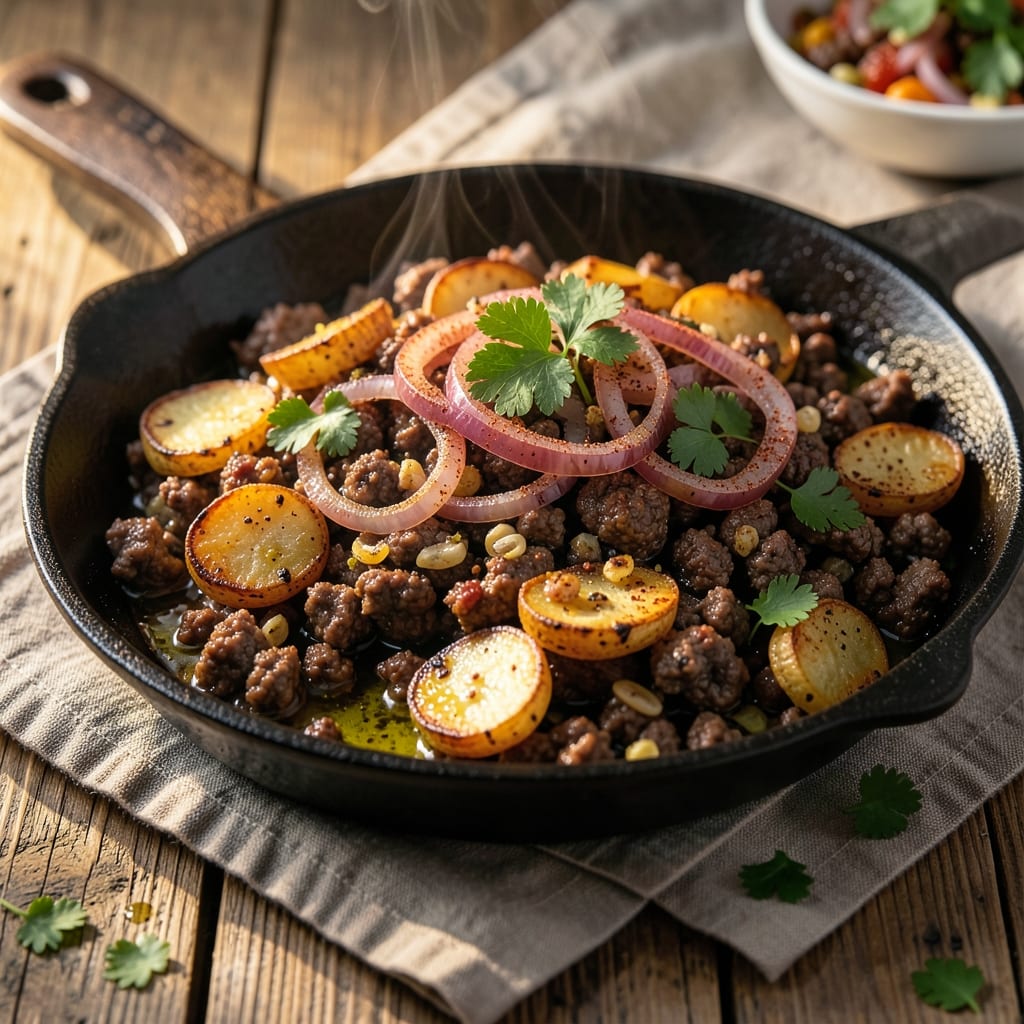 Ground Beef Potato Hash Recipe: Crispy Top, Savory Layers in 30 Minutes
