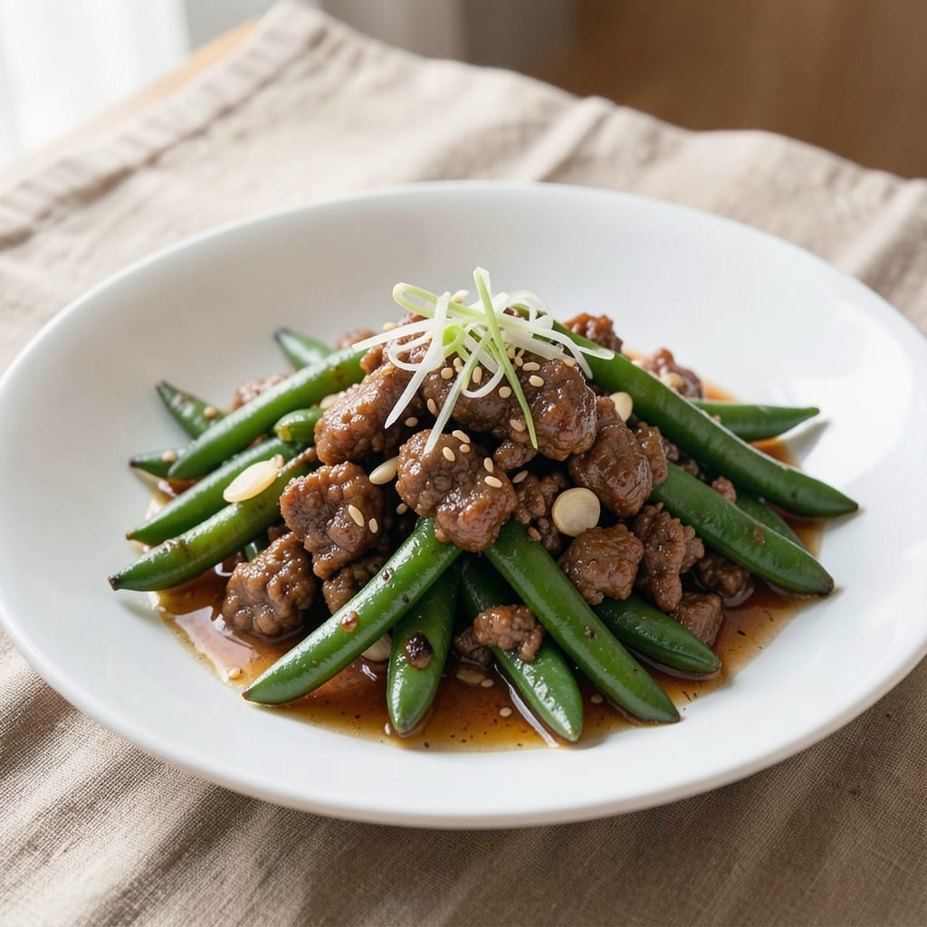 Asian Ground Beef and Green Beans Recipe: Wok-Fried Umami Crunch in 20 Minutes