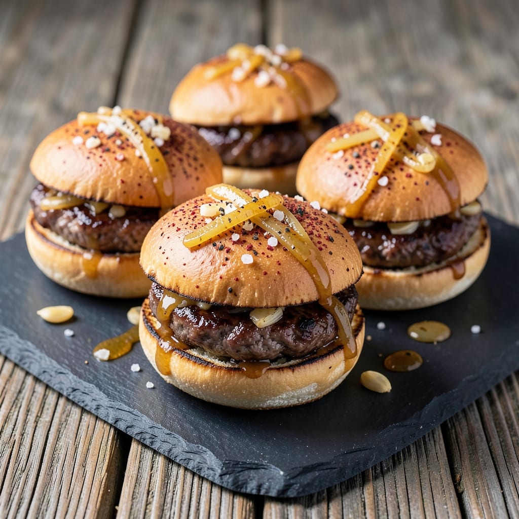 Baked Beef Sliders Recipe: Mini Burgers With Caramelized Crusts