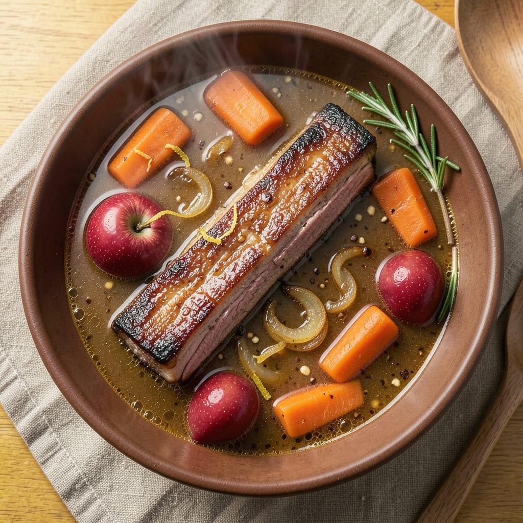 Apple Carrot Beef Rib Soup Recipe: Slow-Simmered Depth With Meat That Shreds