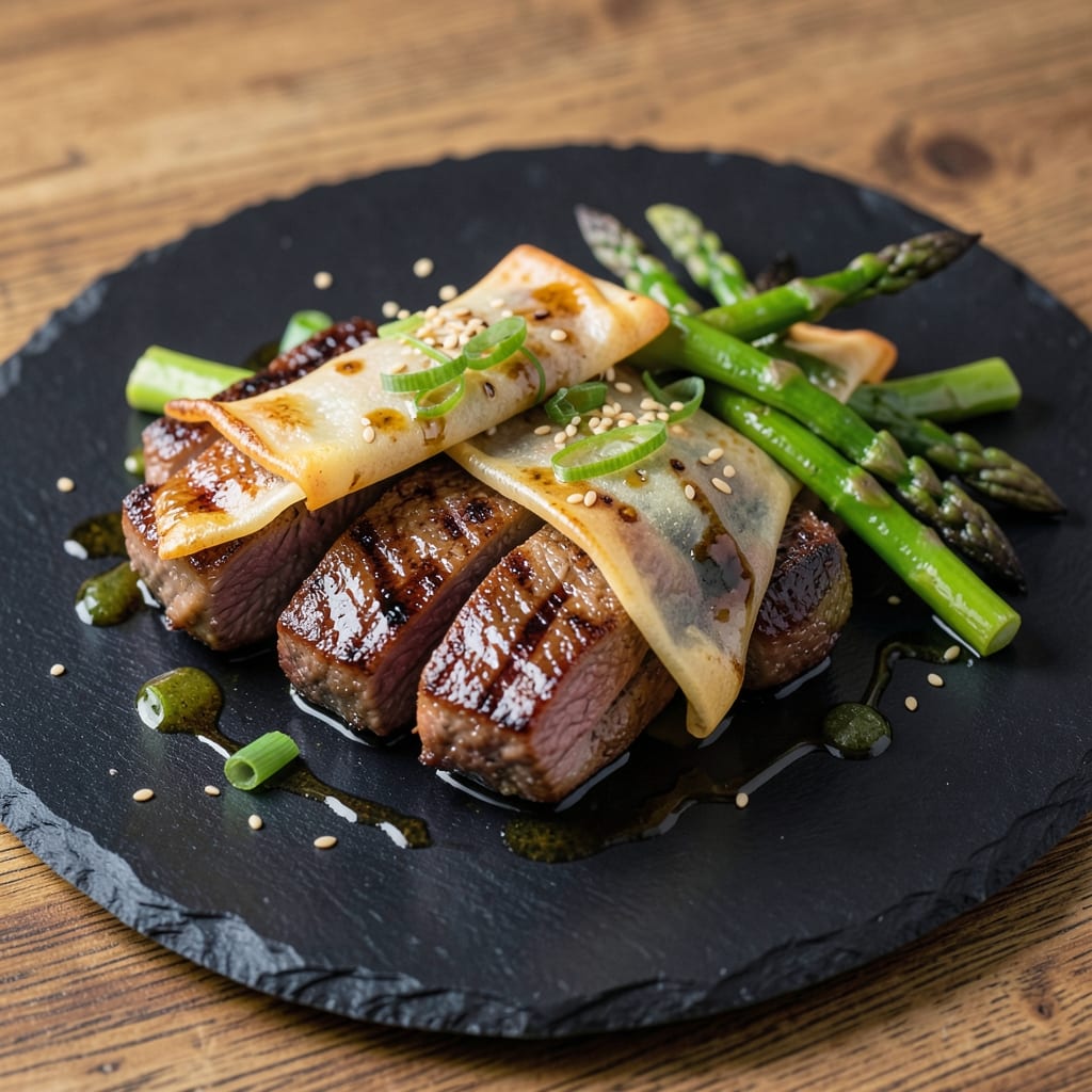 Beef and Asparagus Negimaki Recipe: One-Pan Japanese Searing Magic