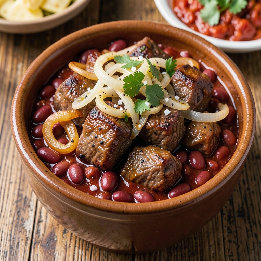 Beans and Beef Crock Pot Recipe: Slow-Simmered Ripe Beans and Tender Chunks