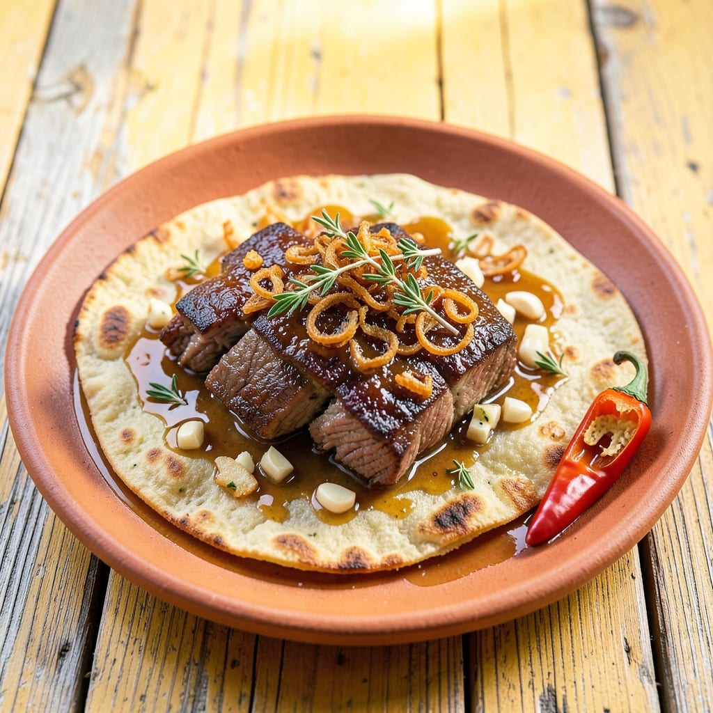 Bajan Beef Roti Recipe: Spiced Flaky Layers with Savory Filling