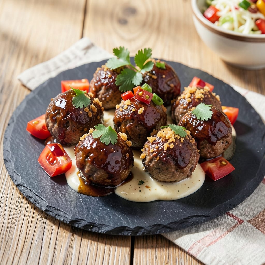BBQ Beef Meatballs Recipe: Smothered in Tangy-Smoky Sauce for Dipping Madness
