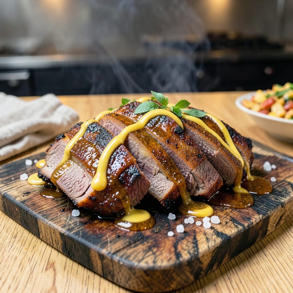 BBQ Pitmasters' Beef Brisket Recipe: Smoky-Spiced Bark and Buttery Core