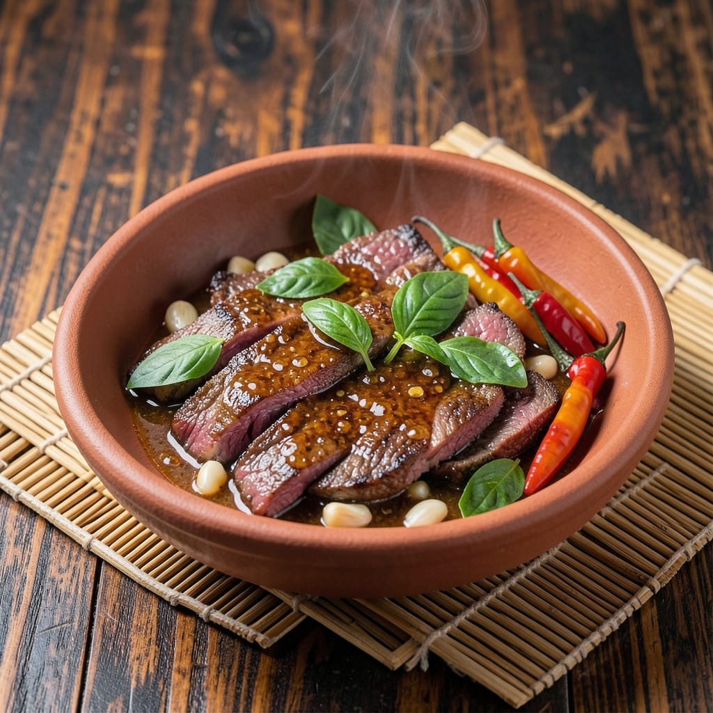 Authentic Thai Beef Recipe: Fragrant Basil and Lime Zing in One Pan
