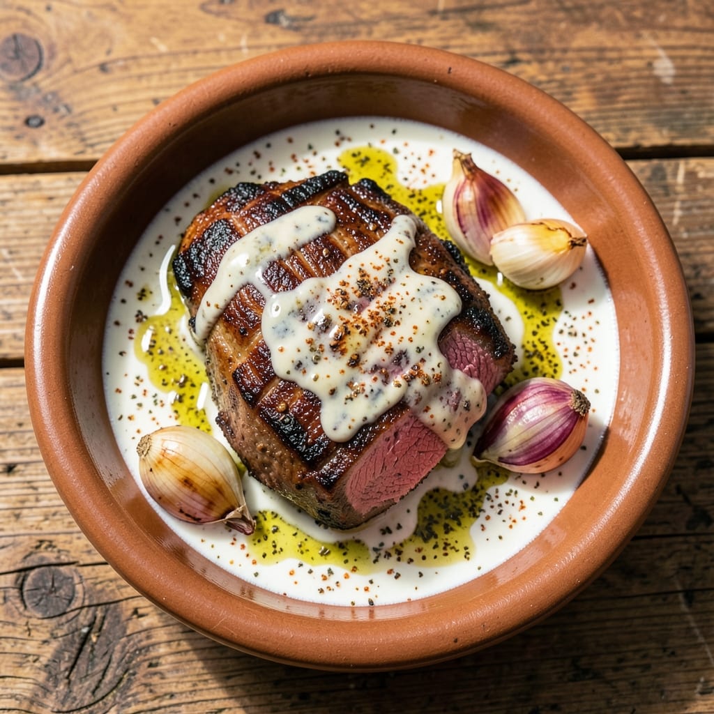 African Roast Beef Recipe: Spiced Yogurt Marinated Tenderloin with Charred Crust