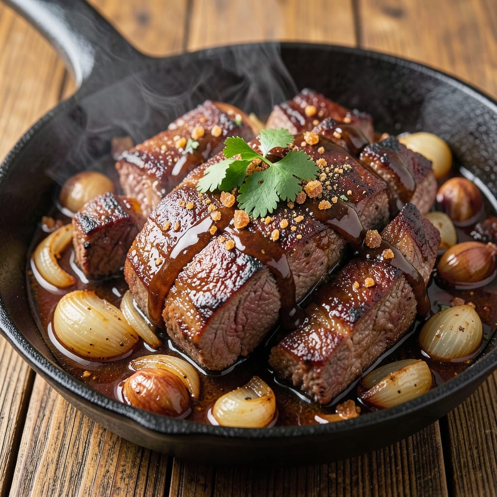 BBQ Chopped Beef Recipe: Smoky-Spiced Bites with Caramelized Crunch
