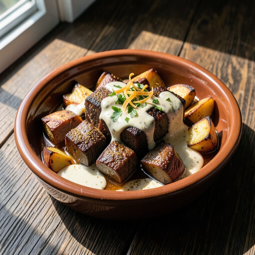 Aloo Gosht Beef Recipe: Slow-Simmered Spiced Beef in Yogurt Gravy