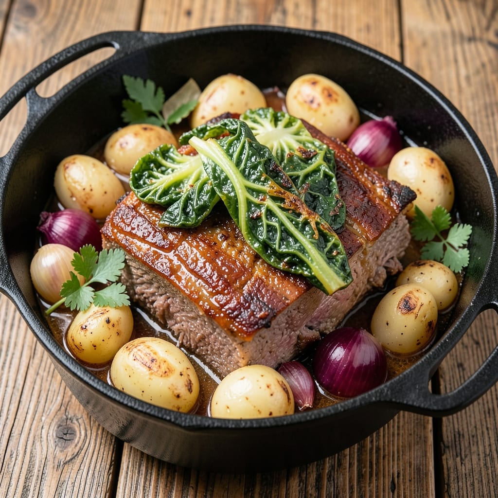 5 Lb Corned Beef and Cabbage Recipe: St. Patrick’s Day Centerpiece with Spiced Potatoes