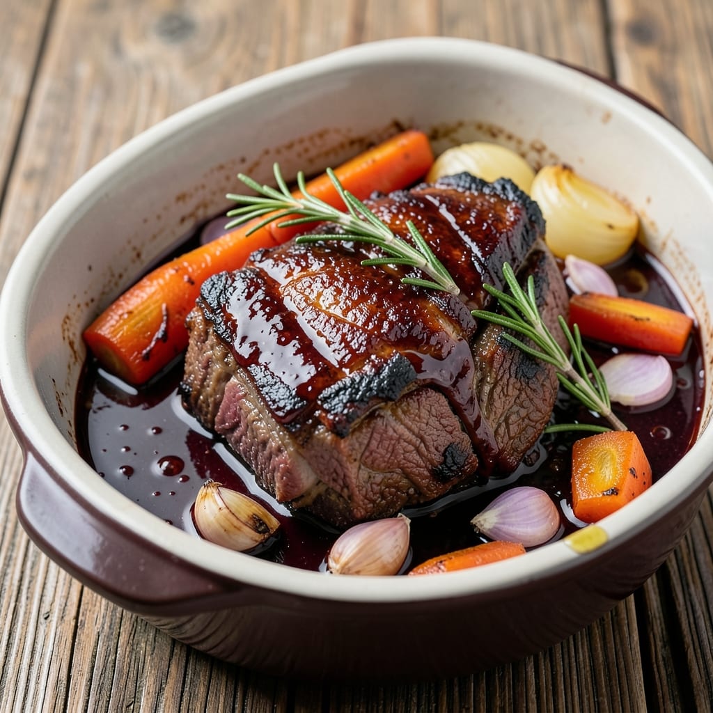 Balsamic Braised Beef Recipe: Wine-Reduced Velvety Texture in 3 Hours