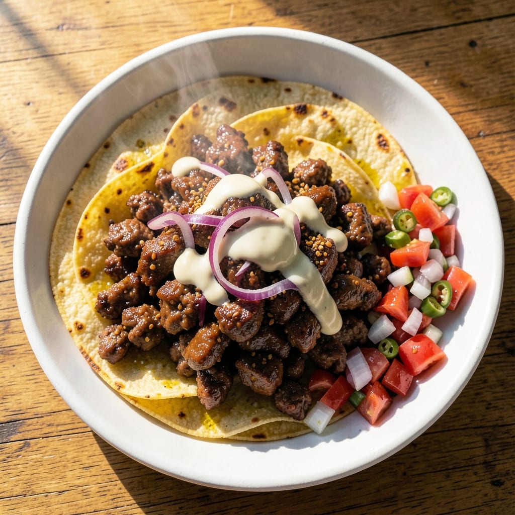 Baked Ground Beef Tacos Recipe: Spiced Crust and Juicy Centers