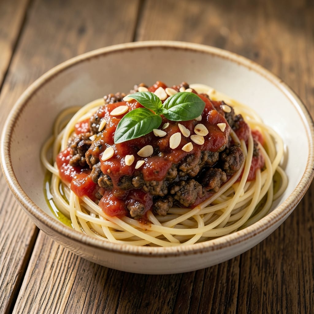 Angel Hair Pasta With Ground Beef Recipe: Spaghetti-Like Twirls and Savory Meat Bites